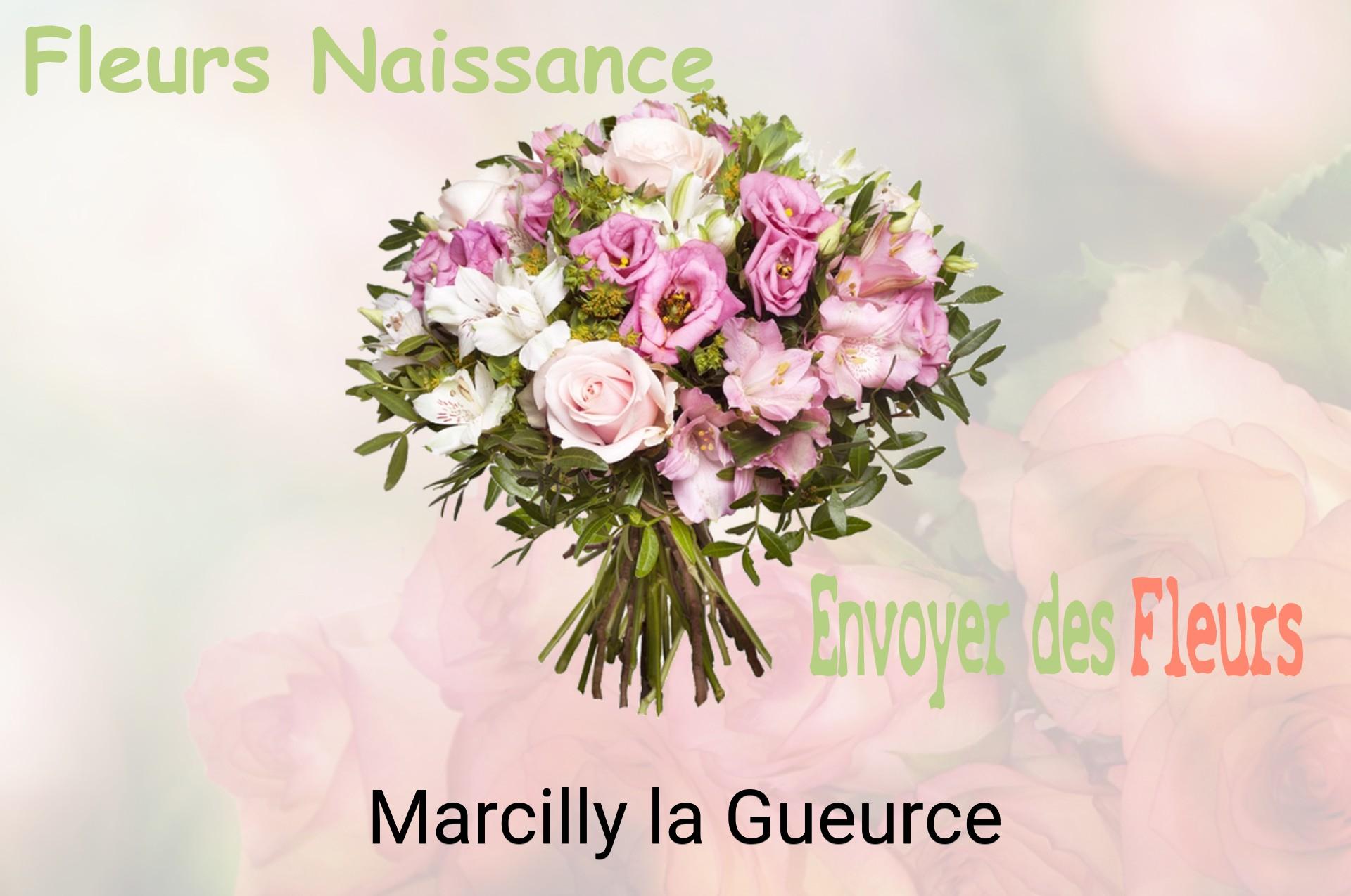 Bouquet de fleurs de naissance livré à Marcilly-la-Gueurce